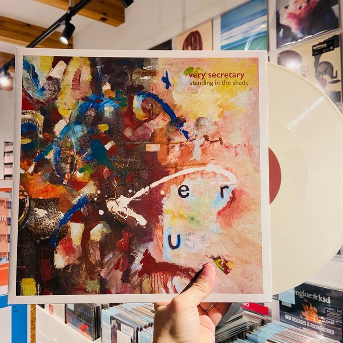 VERY SECRETARY / Standing In The Shade  LP(WHITE)