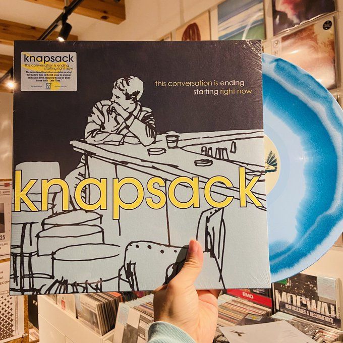 KNAPSACK / This Conversation Is Ending Starting Right Now LP(BLUE