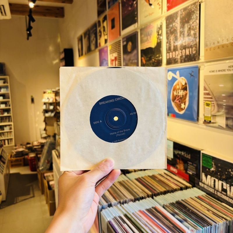 BREAKING CIRCUS / Home Of The Brave 7"(USED)