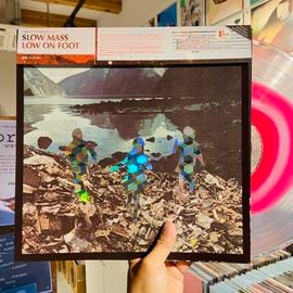 SLOW MASS / Low on Foot LP(PINK/CLEAR)+MP3