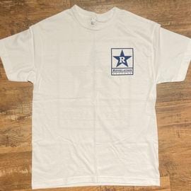REVELATION / Logo T-SHIRTS (WHITE/BLUE)