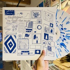 malegoat / to face the music (2025 remaster) LP(WHITE+BLUE SPLATTER)+MP3