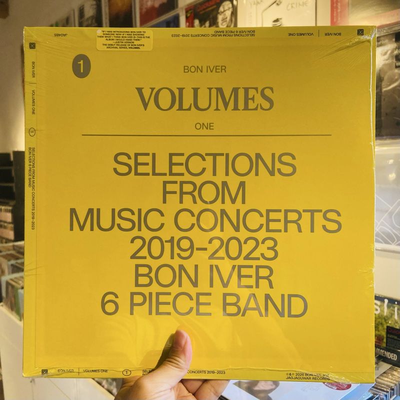 BON IVER / Volumes: One "Selections From Music Concerts 2019-2023 Bon Iver 6 Piece Band" LP