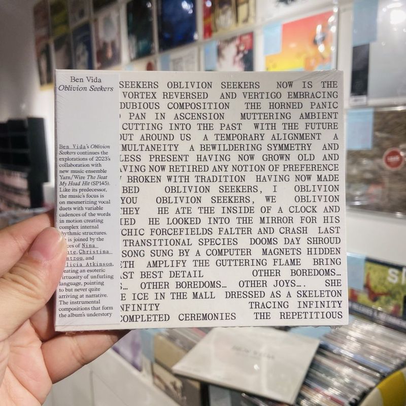 BEN VIDA / Oblivion Seekers CD