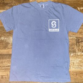 STIFFSLACK / stiffslack Front/Back LOGO T-SHIRT(BLUE)
