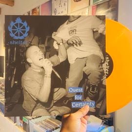 SHELTER / Quest For Certainty LP(ORANGE)