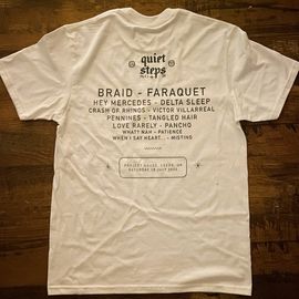 QUIET STEPS / Memorial TEE T-SHIRT (WHITE)