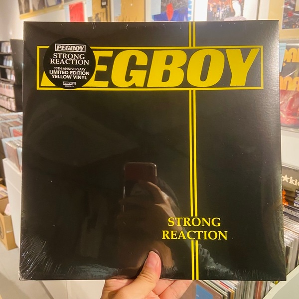 PEGBOY / Strong Reaction LP(YELLOW) | STIFF SLACK WEBSHOP
