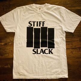 STIFFSLACK / Love To BLACK FLAG T-SHIRTS(WHITE)