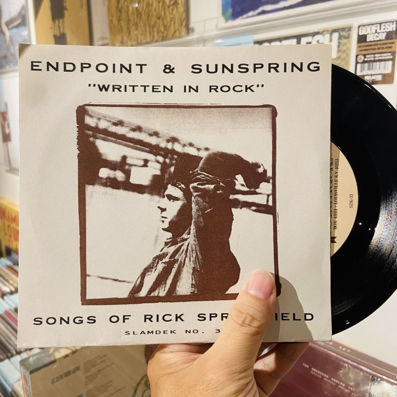 ENDPOINT / SUNSPRING / Written In Rock 7"(USED)
