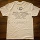 QUIET STEPS / Memorial TEE T-SHIRT (WHITE)