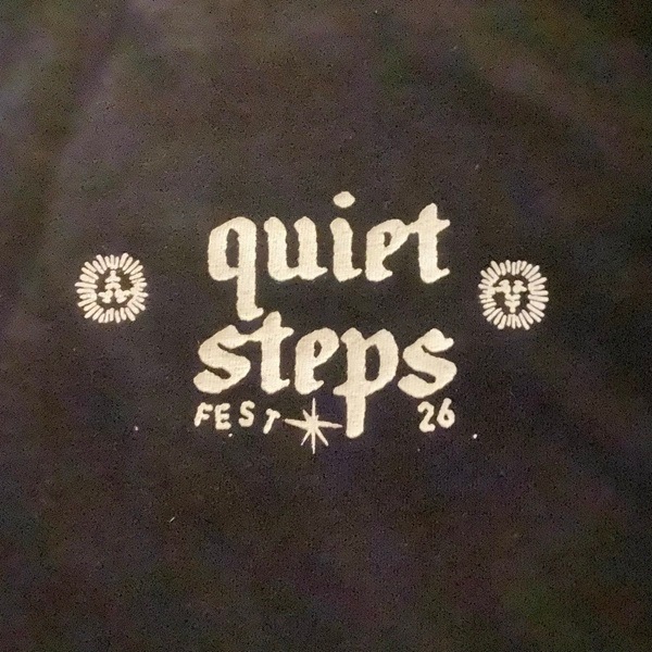 QUIET STEPS / Memorial TEE T-SHIRT (BLACK)