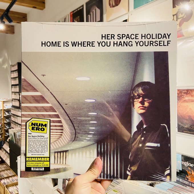 HER SPACE HOLIDAY / Home Is Where You Hang Yourself : Y2K 25th Anniversary Edition  2xLP(CRYSTAL CLEAR)