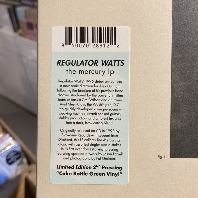 REGULATOR WATTS / The Mercury LP(COKE BOTTLE)