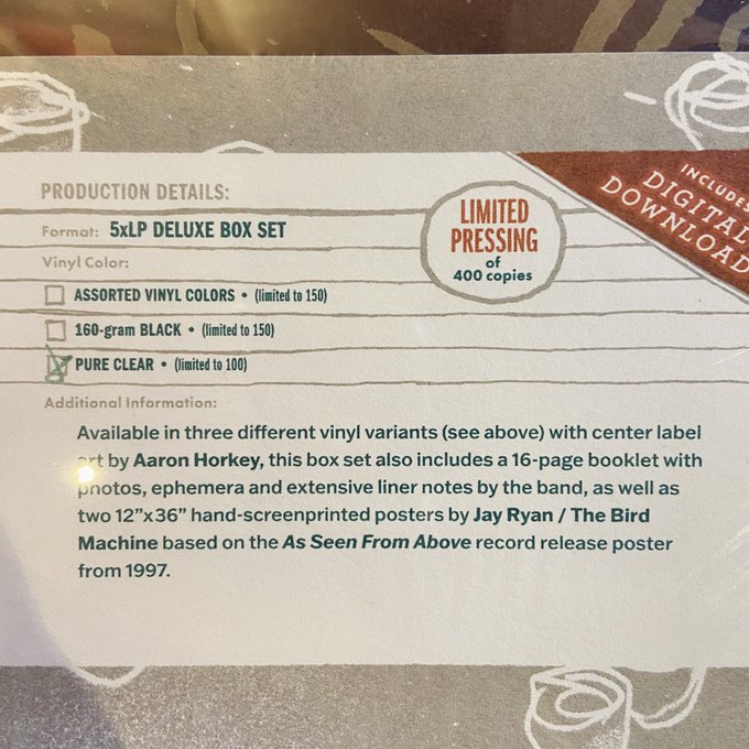 DIANOGAH / 1995-2008 5xLP(CLEAR)+MP3