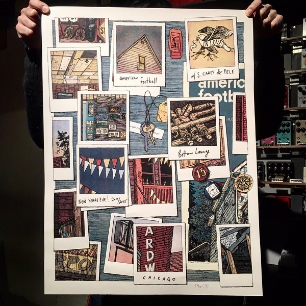 AMERICAN FOOTBALL / NYE in Chicago��POSTER