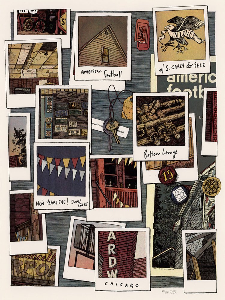 AMERICAN FOOTBALL / NYE in Chicago��POSTER