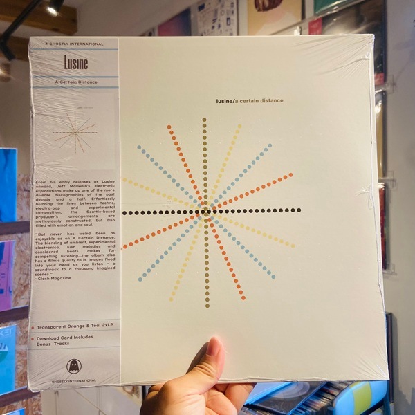 LUSINE / A Certain Distance 2xLP(TRANSPARENT ORANGE & TEAL)+DL COUPON