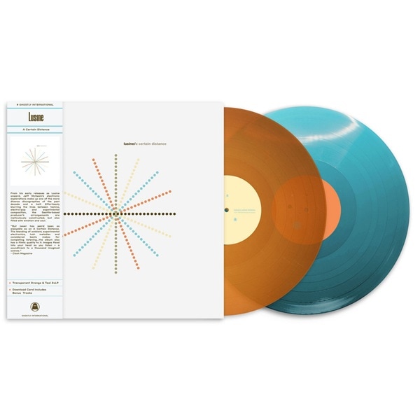 LUSINE / A Certain Distance 2xLP(TRANSPARENT ORANGE & TEAL)+DL COUPON