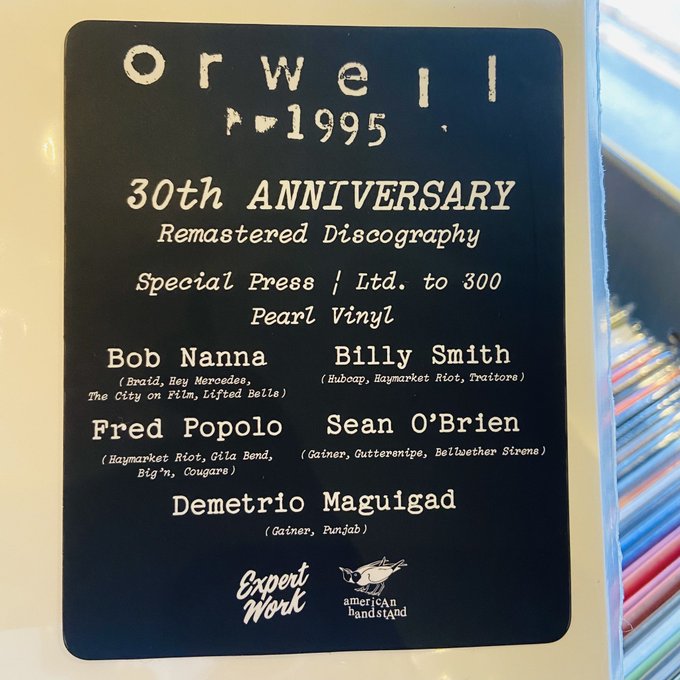 ORWELL / 1995 LP(PEARL)+MP3