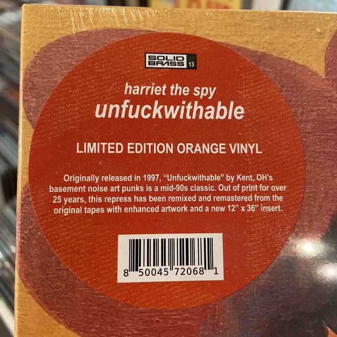 HARRIET THE SPY / Unfuckwithable  LP(RED)
