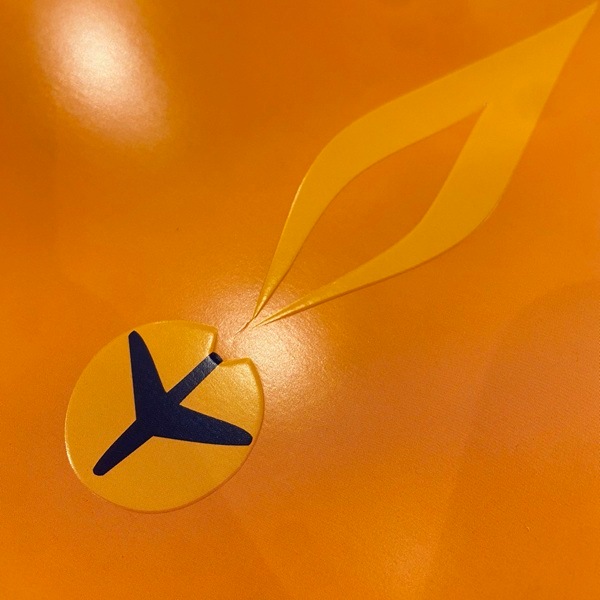 BURNING AIRLINES / Mission: Control LP(CLEAR ORANGE)+OBI