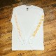 STIFFSLACK / stiffslack LOGO+SS kun Longsleeve Tee(WHITE/ORANGE)