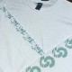 STIFFSLACK / stiffslack LOGO+SS kun Longsleeve Tee  (WHITE/DARK LIGHT GREEN?)