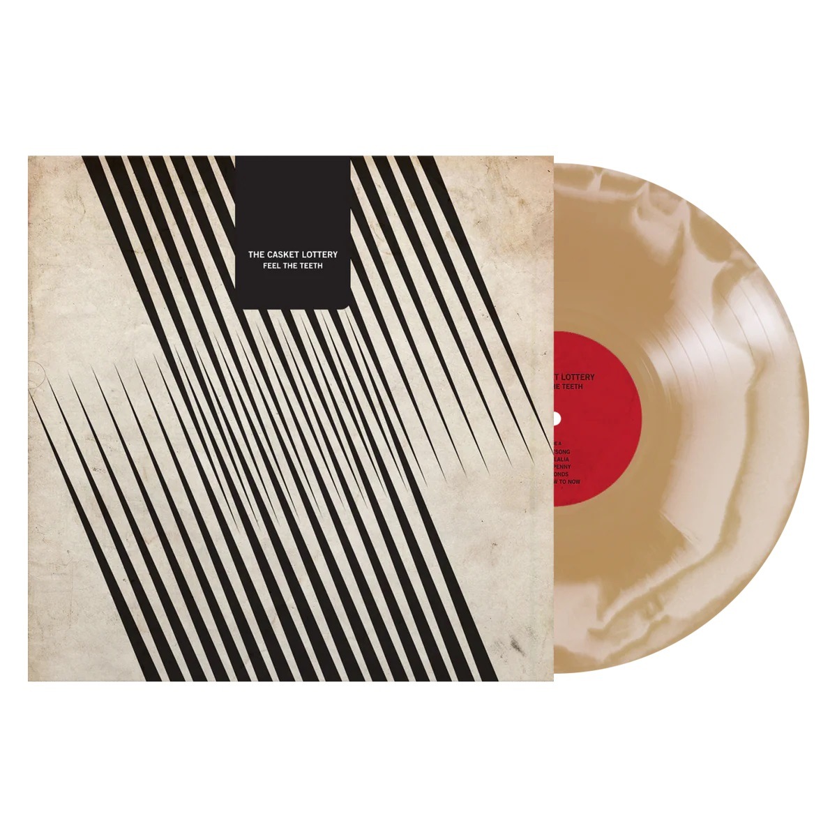 THE CASKET LOTTERY / Feel The Teeth LP(BONE/GOLD SWIRL)