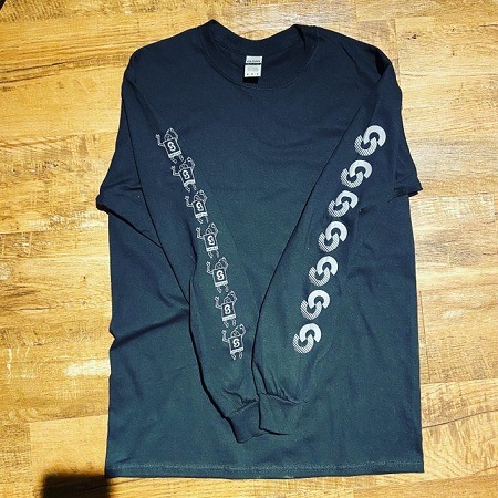 STIFFSLACK / stiffslack LOGO+SS kun Longsleeve Tee  (BLACK/GRAY)