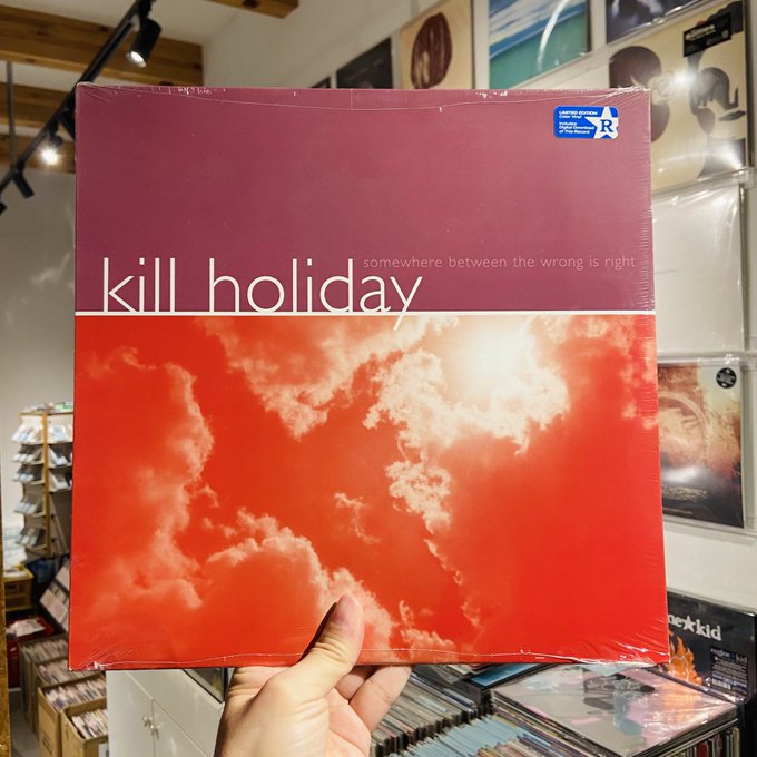 KILL HOLIDAY / Somewhere Between The Wrong Is Right LP(RED)+MP3