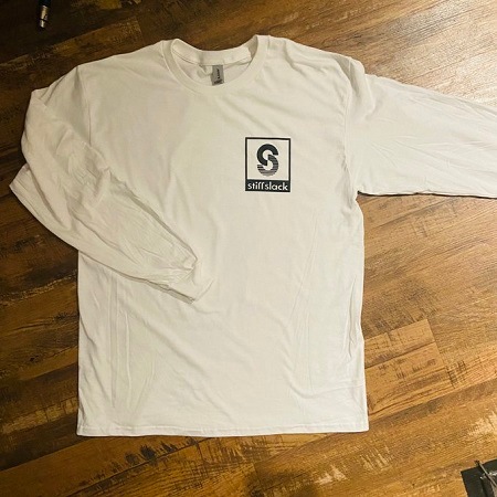 STIFFSLACK / stiffslack LOGO Longsleeve Tee (WHITE)