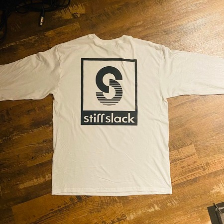 STIFFSLACK / stiffslack LOGO Longsleeve Tee (WHITE)