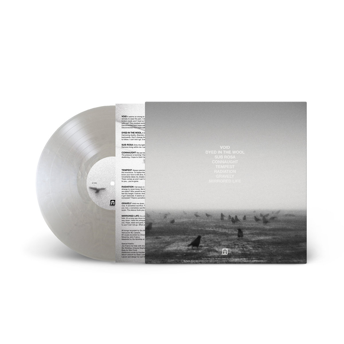 BY A THREAD / Mirrored Life LP(SILVER)
