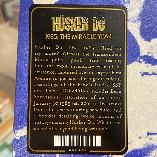 HUSKER DU / 1985: The Miracle Year 2xCD