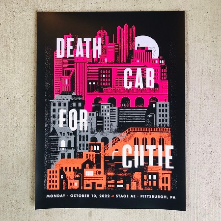 DEATH CAB FOR CUTIE / Pittsburgh POSTER
