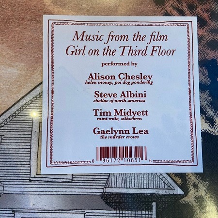 ALISON CHESLEY, STEVE ALBINI, TIM MIDYETT / Music From The Film Girl On The Third Floor����LP+MP3