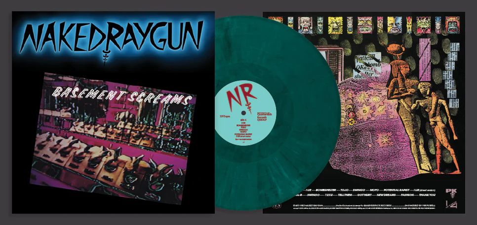 NAKED RAYGUN / Basement Screams (Remastered) LP(DARK TEAL)