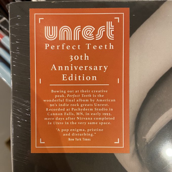 UNREST / Perfect Teeth : 30th Anniversary  LP