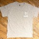 STIFFSLACK / SS LOGO TOP AND BACK tee (GRAY+WHITE)