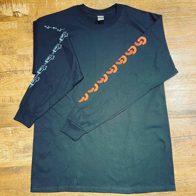 STIFFSLACK / stiffslack LOGO+SS kun Longsleeve Tee (BLACK+2colors print)