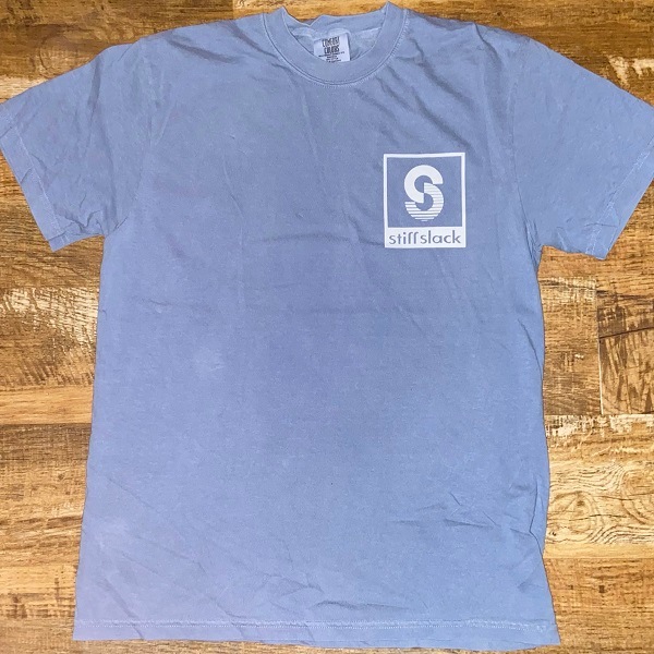 STIFFSLACK / stiffslack Front/Back LOGO T-SHIRT(BLUE)