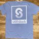 STIFFSLACK / stiffslack Front/Back LOGO T-SHIRT(BLUE)