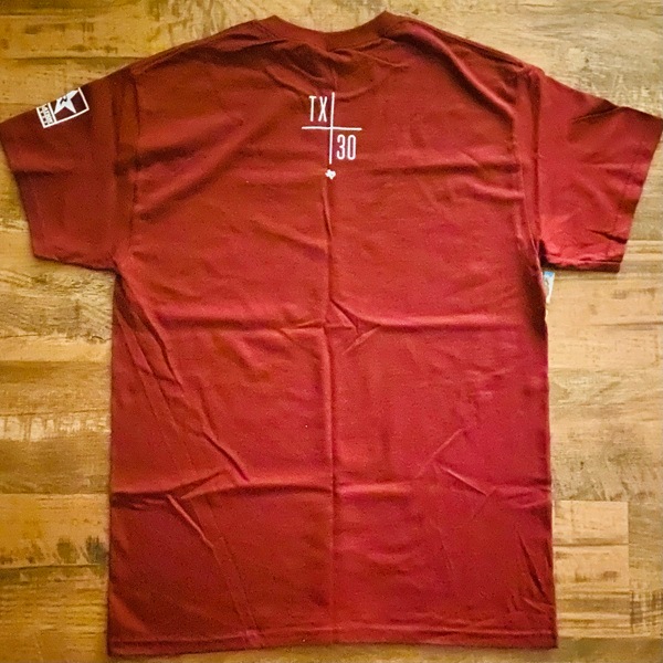 TEXAS IS THE REASON / A Jack With One Eye T-SHIRT (MAROON)