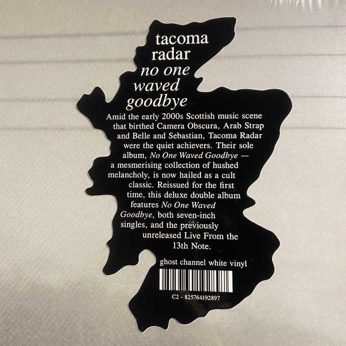 TACOMA RADAR / No One Waved Goodbye 2xLP(WHITE)