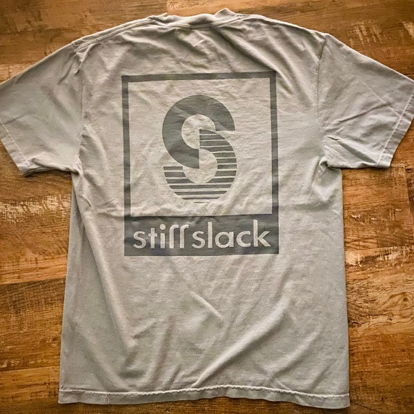 STIFFSLACK / stiffslack Front/Back LOGO T-SHIRT(GRAY)