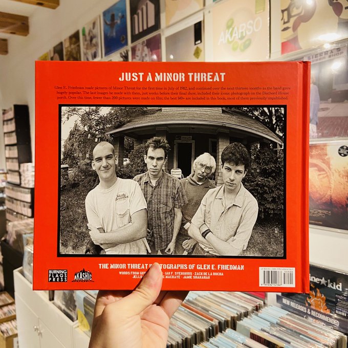 GLEN E. FRIEDMAN / Just A Minor Threat (BOOK)