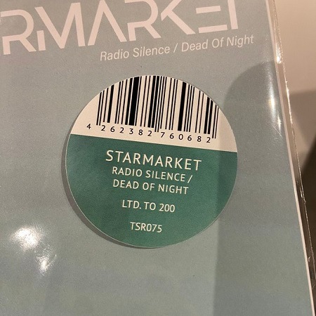 STARMARKET / Radio Silence/Dead of Night  7"