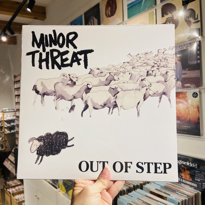 MINOR THREAT / Out Of Step  LP(WHITE)