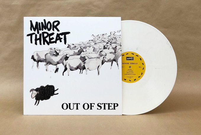 MINOR THREAT / Out Of Step  LP(WHITE)